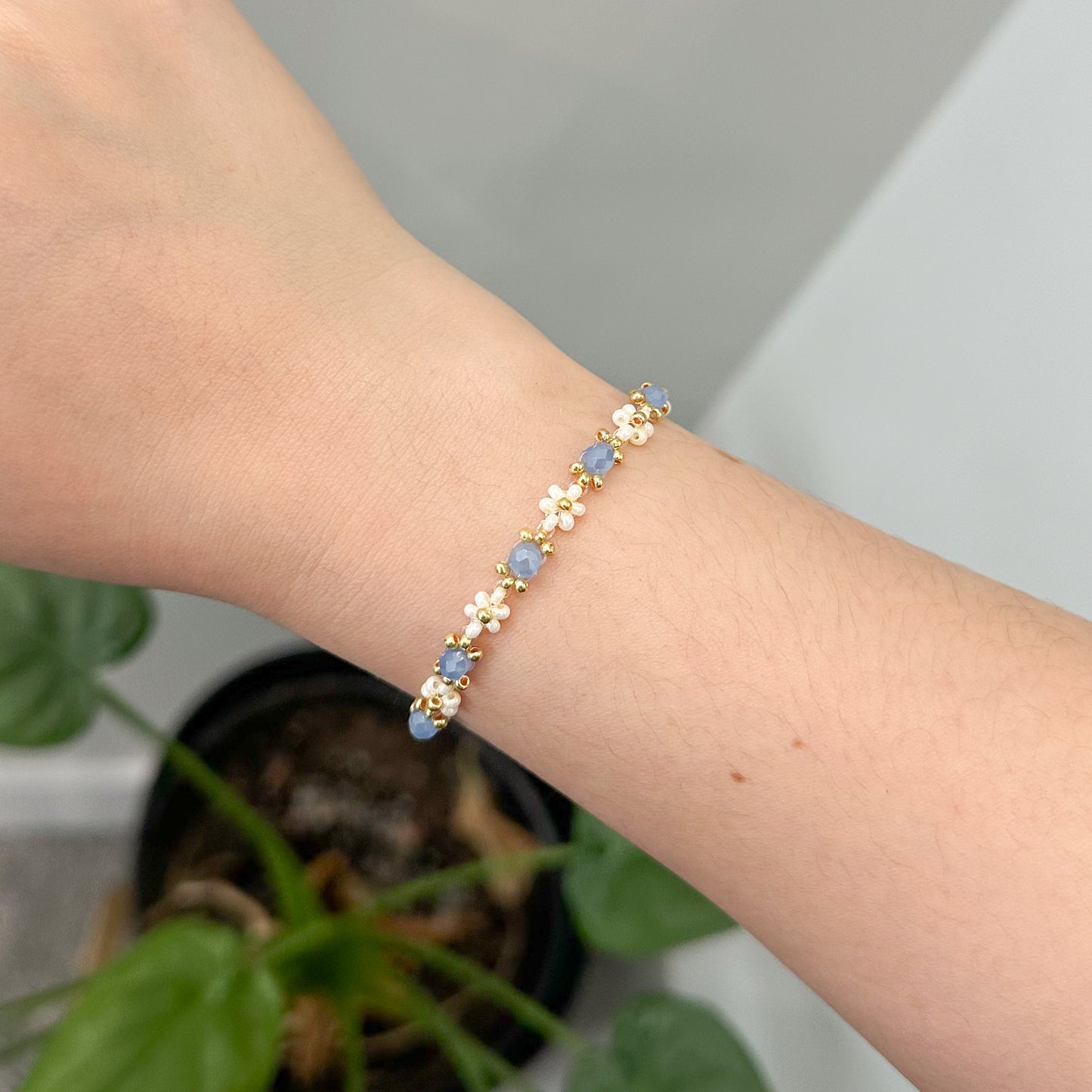 Crystal Daisy Bracelet
