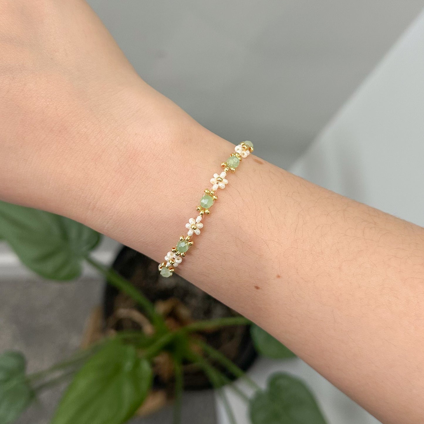 Crystal Daisy Bracelet