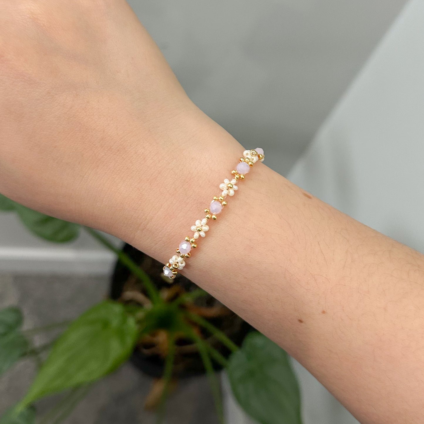 Crystal Daisy Bracelet